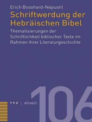 cover image of Schriftwerdung der Hebräischen Bibel